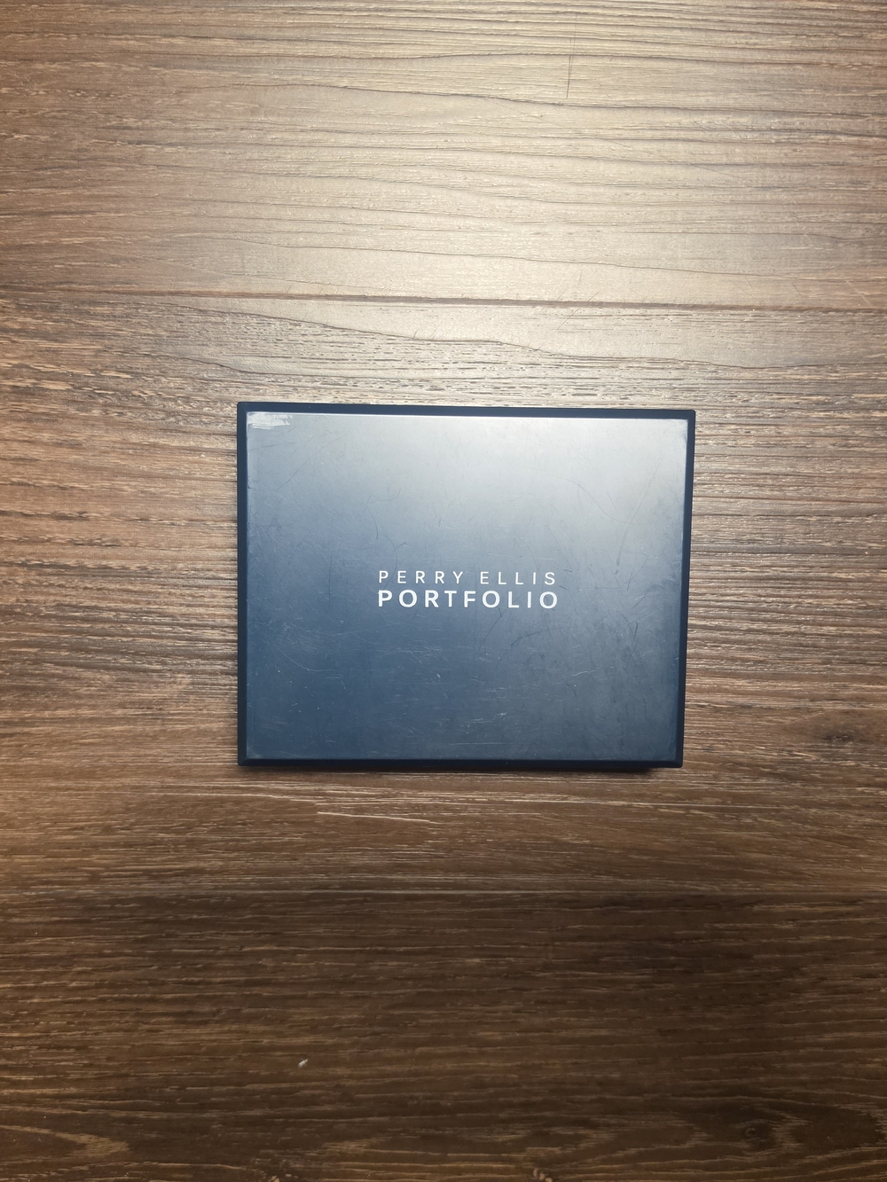 Perry Ellis Portfolio Men’s Dark Blue Card & Key Holder